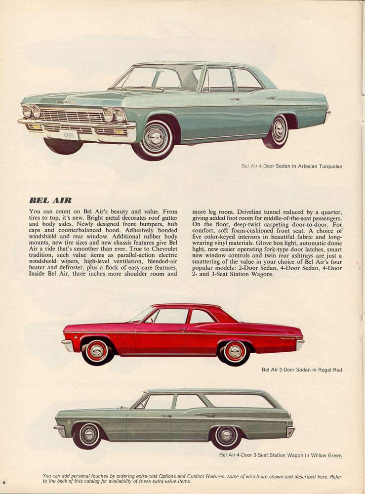 1965 Chevrolet Brochure Page 9